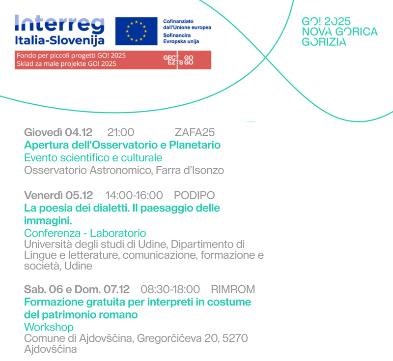 eventi spf dicembre 2025
