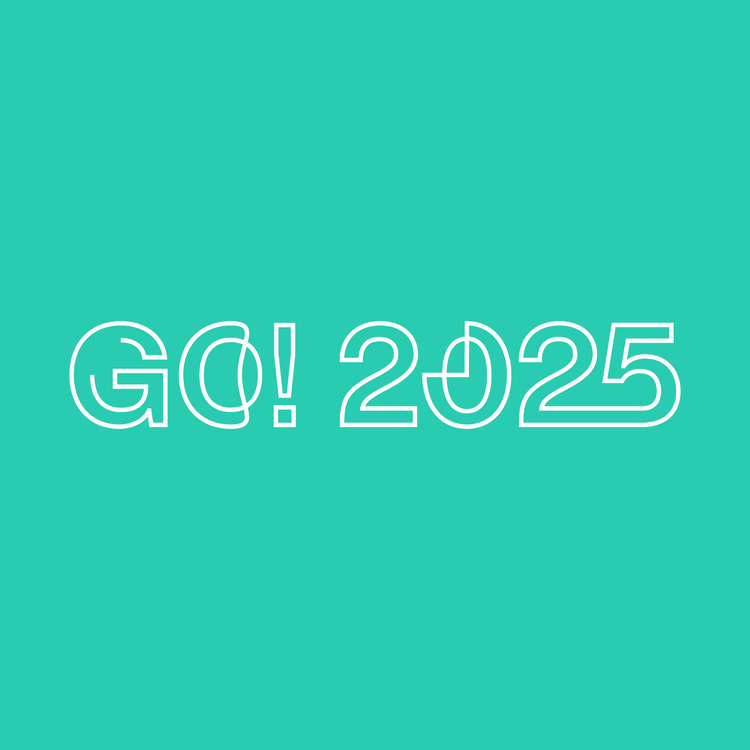 The new logo concept for GO! 2025 GECT GO / EZTS GO