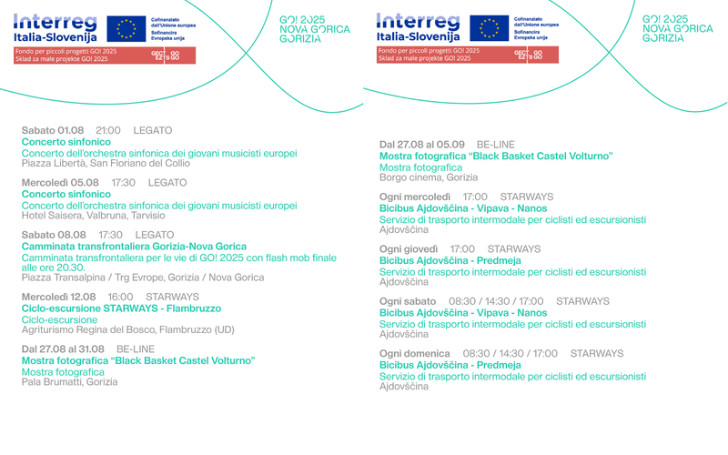 Eventi SPF agosto 2026