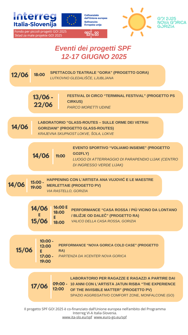 Eventi SPF giugno 2025