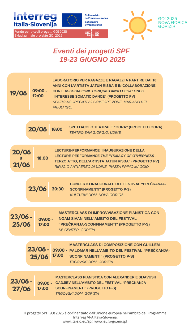 Eventi SPF giugno 2025