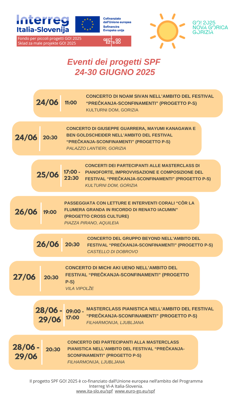 Eventi SPF giugno 2025
